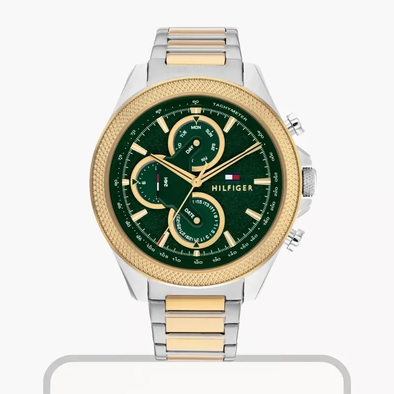 Tommy Hilfiger Clark Multifunction Green Dial Men’s Watch- 1792079